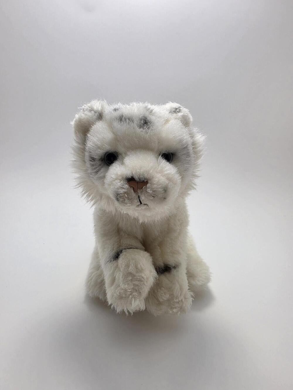WWF Cute Soft White Tiger Plush, Vintage (6 inch)